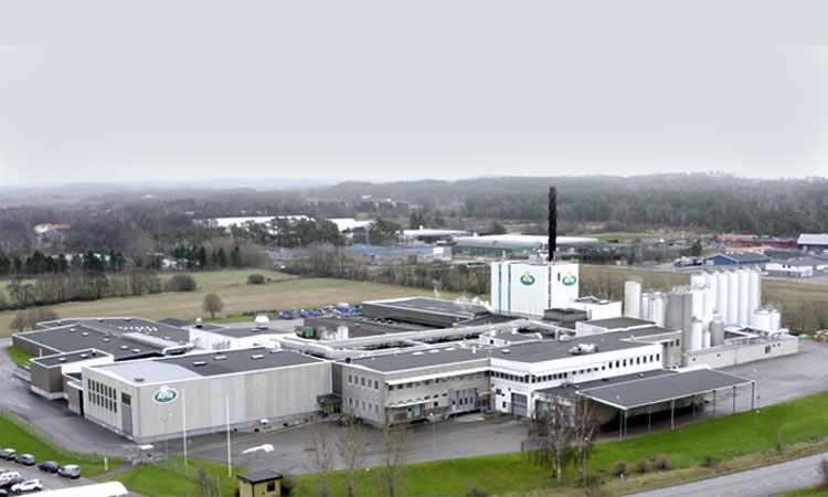 Production location of Arla Foods in Falkenberg (Sweden)