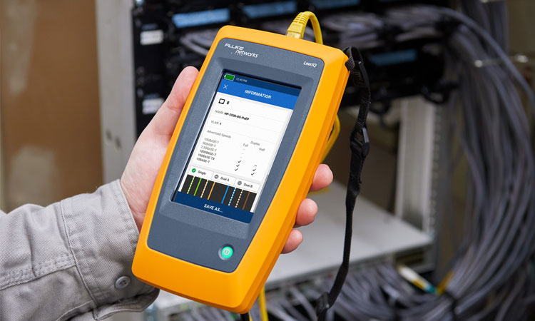 Fluke Networks announces expanded network connectivity testing for LinkIQ™ Cable+Network Tester